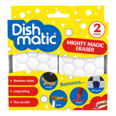 Меламиновая губка Dishmatic Mighty Magic Eraser, 2 шт.